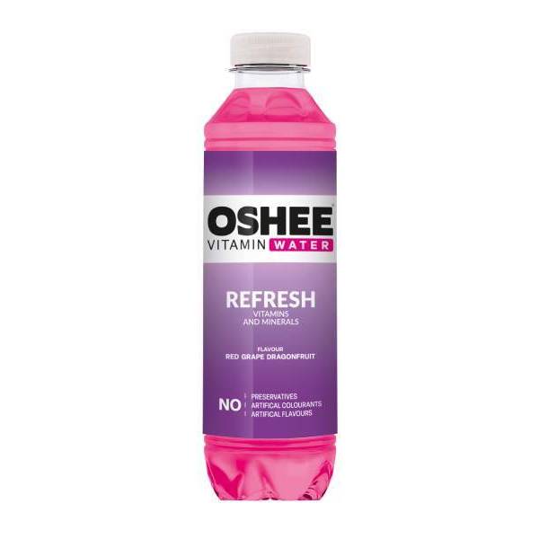 OSHEE 6 X Refresh Vitamin Water Vitamiinivesi 550 ml