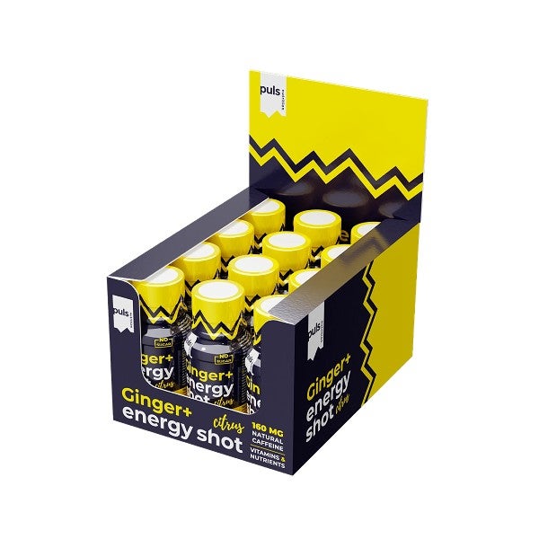 PULS Nutrition 12 X Ginger + Sitrus Energy Shot 60 ml